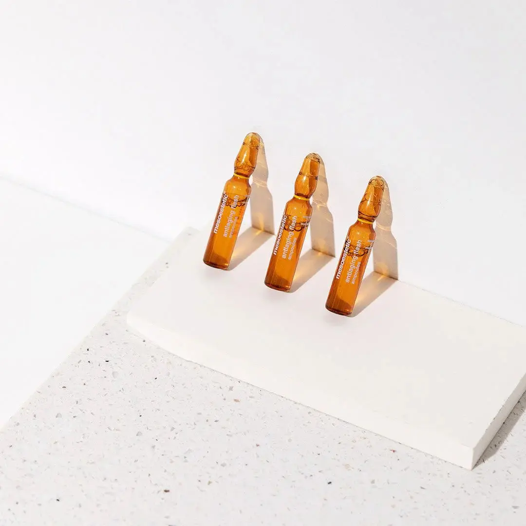 Mesoestetic Antiaging Flash Ampoules Tinh Chất Dưỡng Căng Bóng Da, Chống Lão Hoá Da 10x2ml