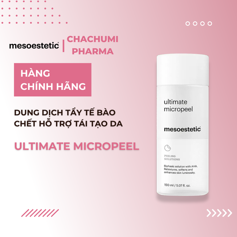 Mesoestetic Ultimate Micropeel Dung Dịch Tẩy Tế Bào Chết Hỗ Trợ Tái Tạo Da 150ml