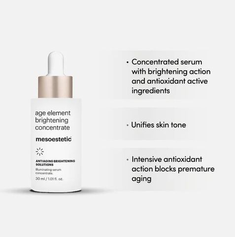 Mesoestetic Age Element Brightening Concentrate Serum Làm Sáng Da, Hỗ Trợ Cải Thiện Sắc Tố, Làm Đều Màu Da 30ml