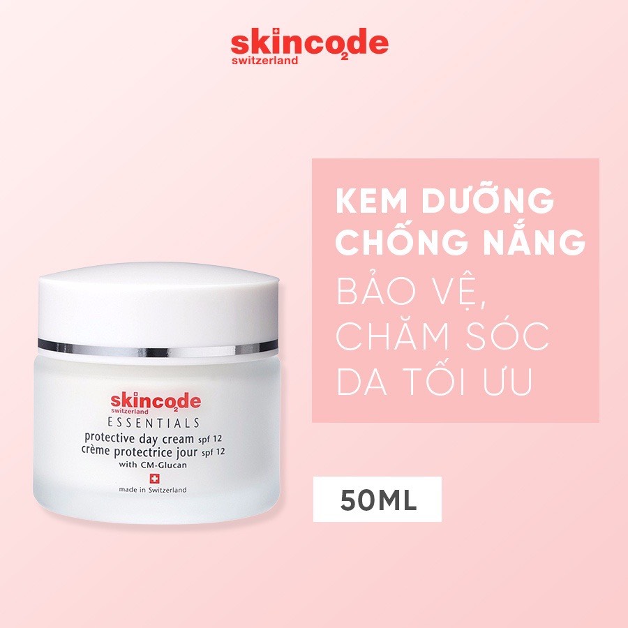 Skincode Protective Day Cream spf 12 - Kem dưỡng ngày bảo vệ và chống nắng SPF12