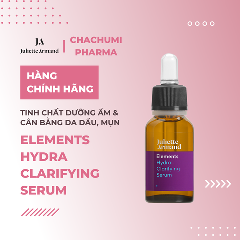 Juliette Armand Elements Hydra Clarifying Serum Tinh Chất Dưỡng Ẩm & Cân Bằng Da Dầu, Da Mụn 20ml