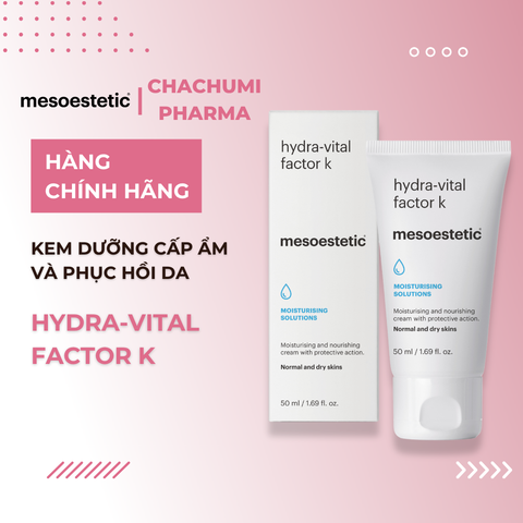 Mesoestetic Hydra-Vital Factor K Kem Dưỡng Cấp Ẩm Và Phục Hồi Da 50ml