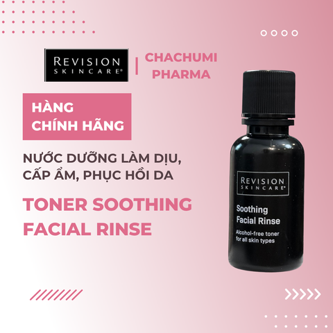 Toner Revision Soothing Facial Rinse làm dịu, cấp ẩm, phục hồi da 15ml