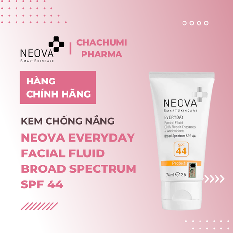 Neova DNA Damage Control Everyday Facial Fluid SPF 44 - Kem Chống Nắng