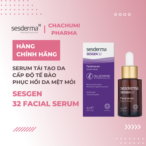 Sesderma Sesgen 32 Facial Serum 30ml – Serum Tái Tạo Da Cấp Độ Tế Bào, Phục Hồi Da Mệt Mỏi