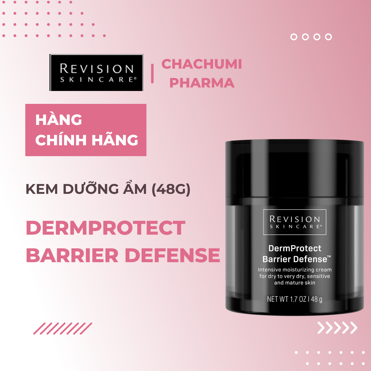 Kem Dưỡng Ẩm Revision Skincare Dermprotect Barrier Defense
