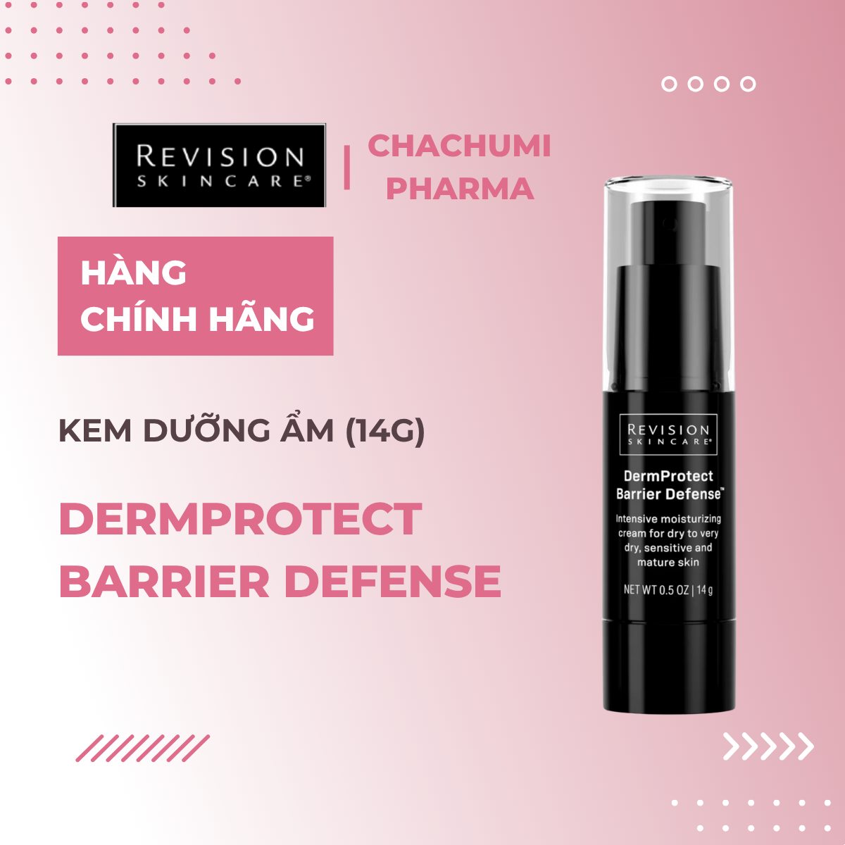 Kem Dưỡng Ẩm Revision Skincare Dermprotect Barrier Defense