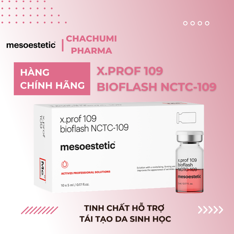 Mesoestetic X.Prof 109 Bioflash NCTC-109 Tinh Chất Hỗ Trợ Tái Tạo Da Sinh Học 10x5ml