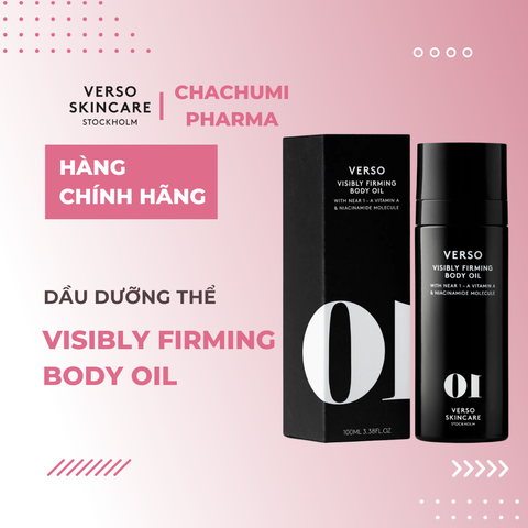 Verso Visibly Firming Body Oil – Dầu Dưỡng Thể Near 1 Làm Sáng Da, Cấp Ẩm Cho Da Láng Mịn
