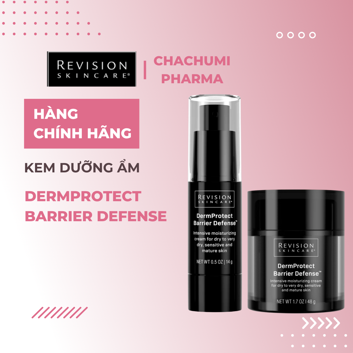 Kem Dưỡng Ẩm Revision Skincare Dermprotect Barrier Defense