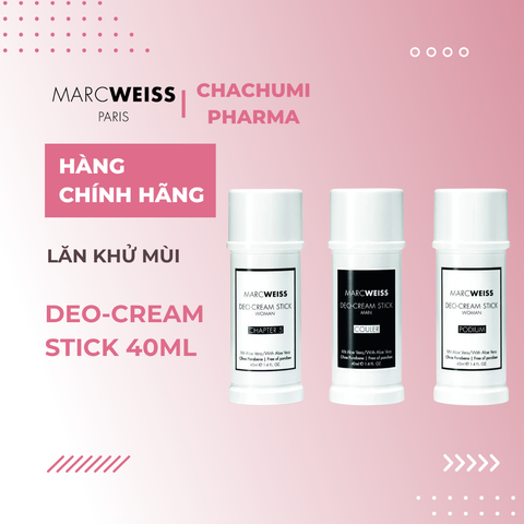 Lăn khử mùi MARCWEISS Paris Deo-Cream Stick 40ml