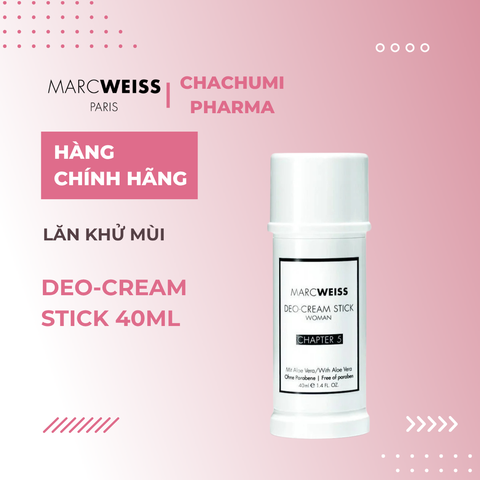 Lăn khử mùi MARCWEISS Paris Deo-Cream Stick 40ml