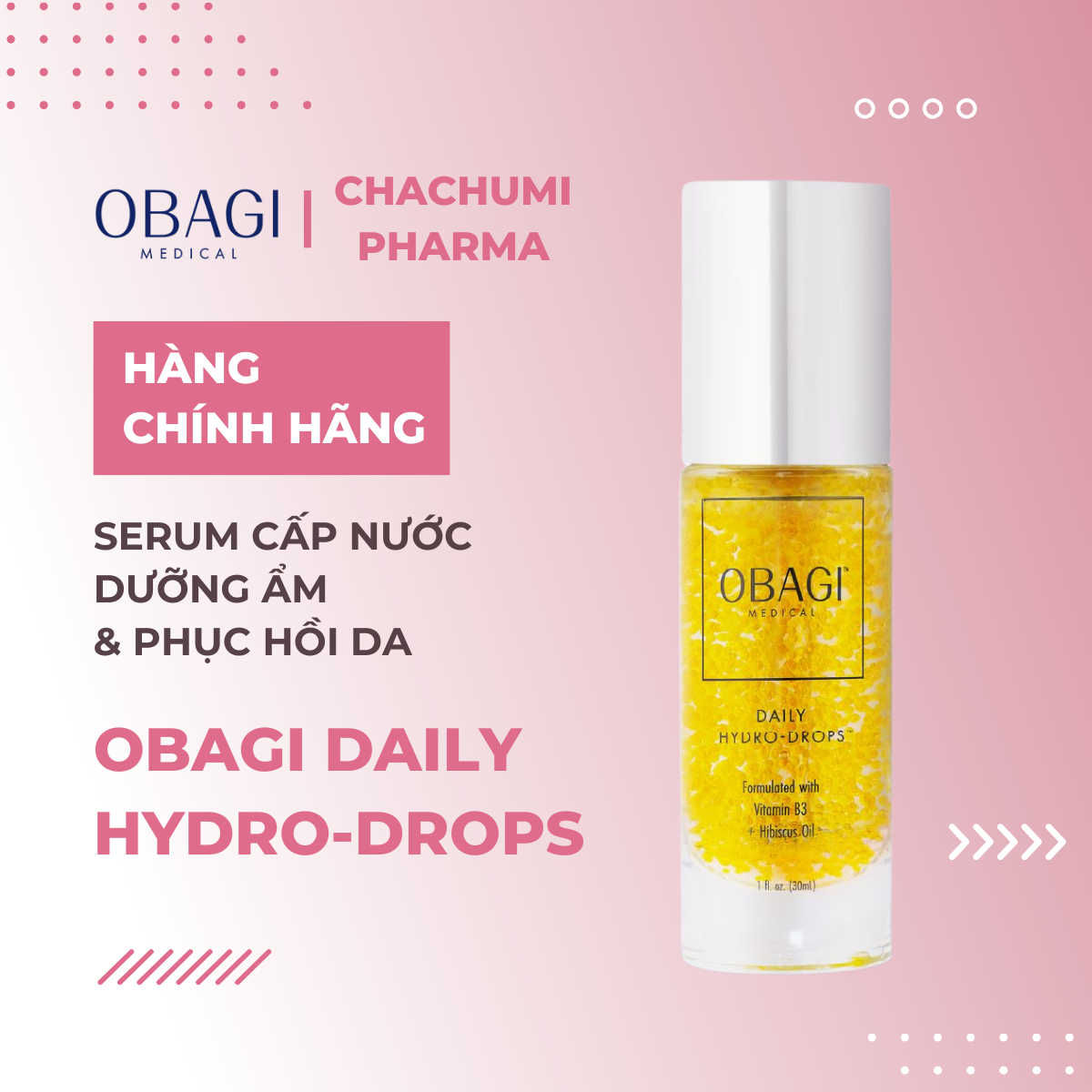 Obagi Daily Hydro-Drops - Tinh chất cấp nước phục hồi da