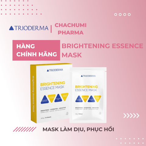 [Lẻ miếng] Mặt nạ Trioderma Calming & Hydrating - Brightening Essence Mask làm dịu, phục hồi, dưỡng trắng da