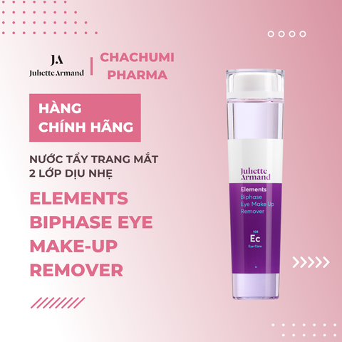 Juliette Armand Elements Biphase Eye Make-Up Remover - Nước Tẩy Trang Mắt 2 Lớp Dịu Nhẹ 210ml