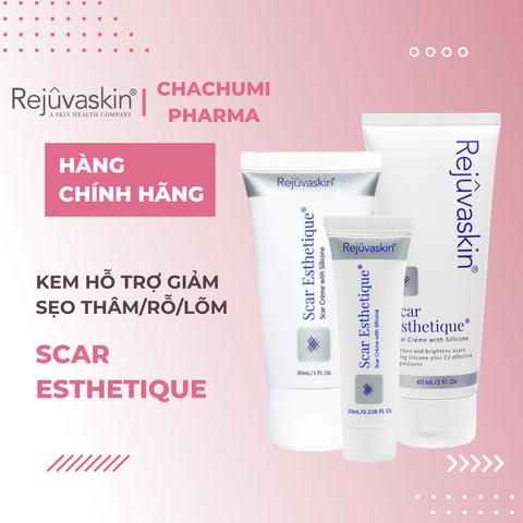 Rejuvaskin Scar Esthetique Kem Làm Mờ Sẹo Thâm, Làm Đầy Sẹo Rỗ/Lõm 60ml