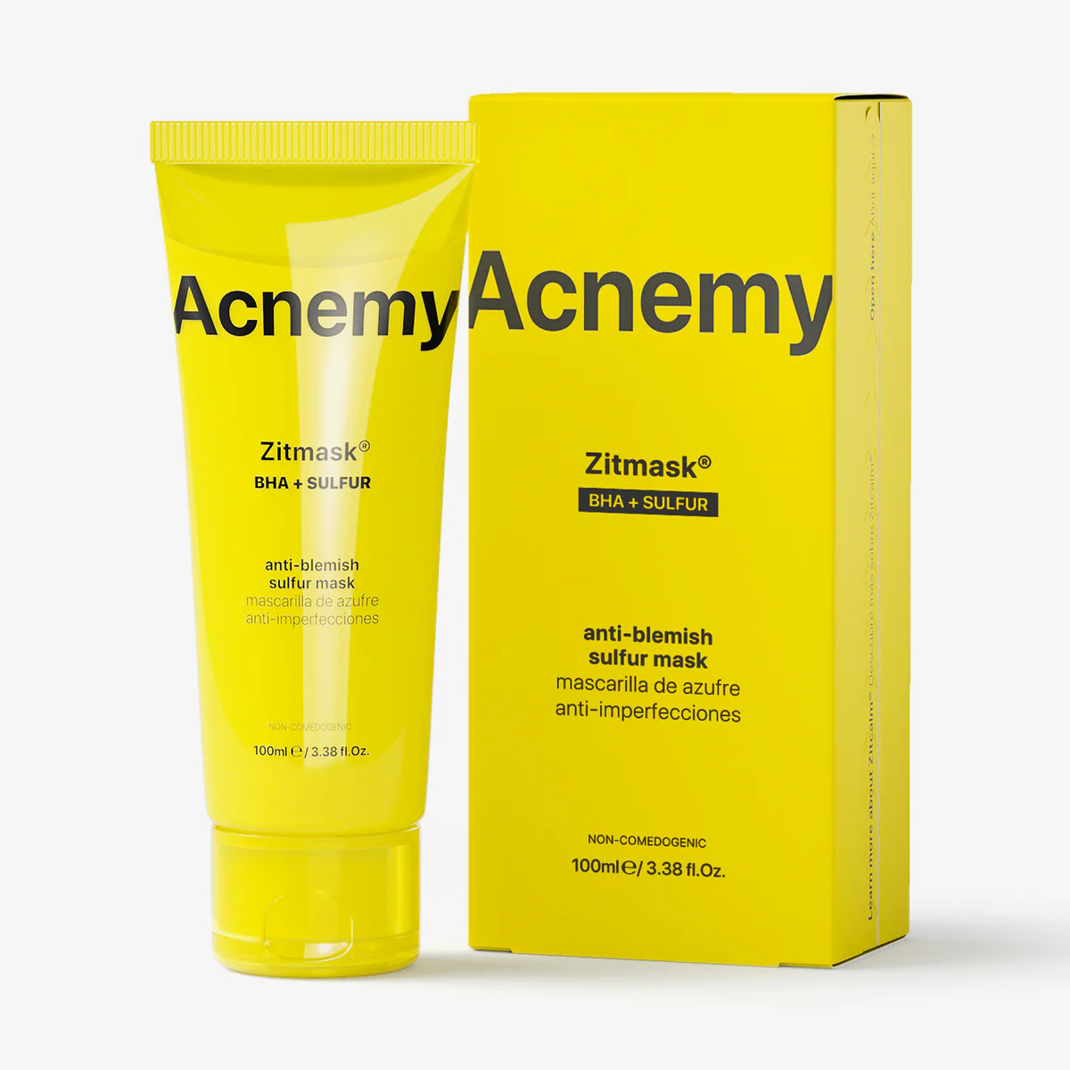 Acnemy Zitmask Anti-Blemish Sulfur Mask Mặt Nạ Bùn Khoáng Hỗ Trợ Làm Giảm Mụn Và Kiểm Soát Dầu 100ml