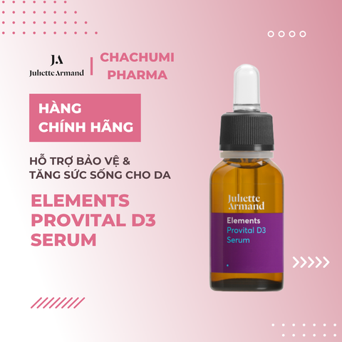 Juliette Armand Elements Provital D3 Serum Tinh Chất Provitamin D3 Hỗ Trợ Bảo Vệ & Tăng Sức Sống Cho Da 20ml