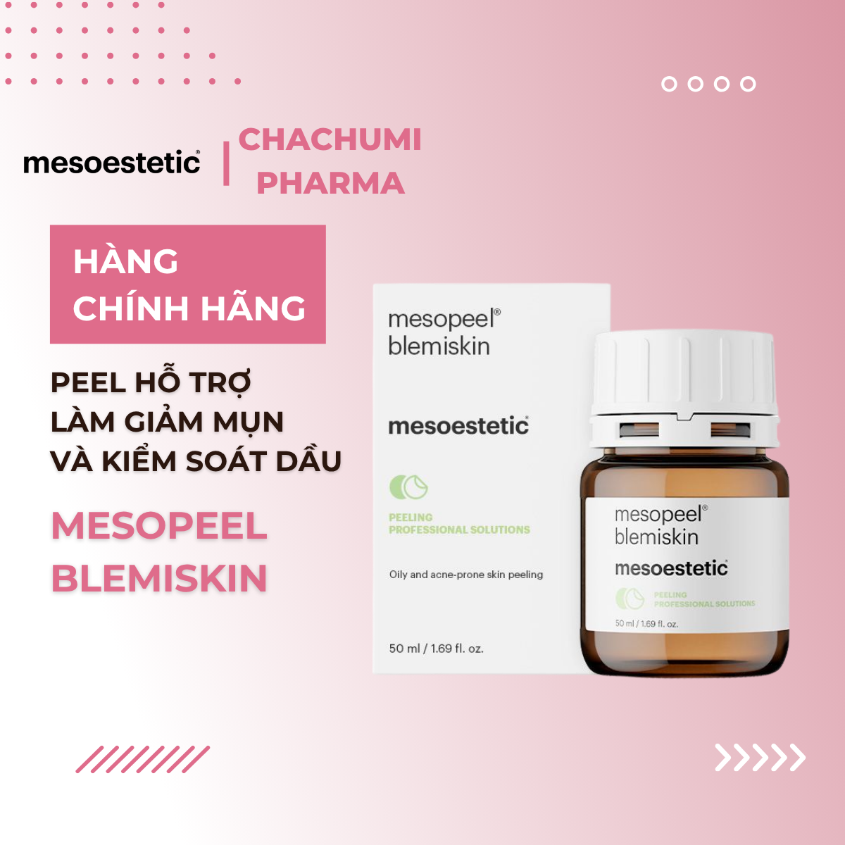 Mesoestetic Mesopeel Blemiskin Peel Hỗ Trợ Làm Giảm Mụn Và Kiểm Soát Dầu 50ml