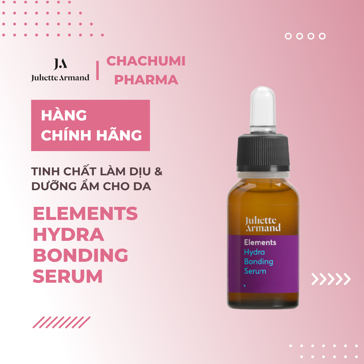 Juliette Armand Elements Hydra Bonding Serum Tinh Chất Làm Dịu & Dưỡng Ẩm Cho Da 20ml