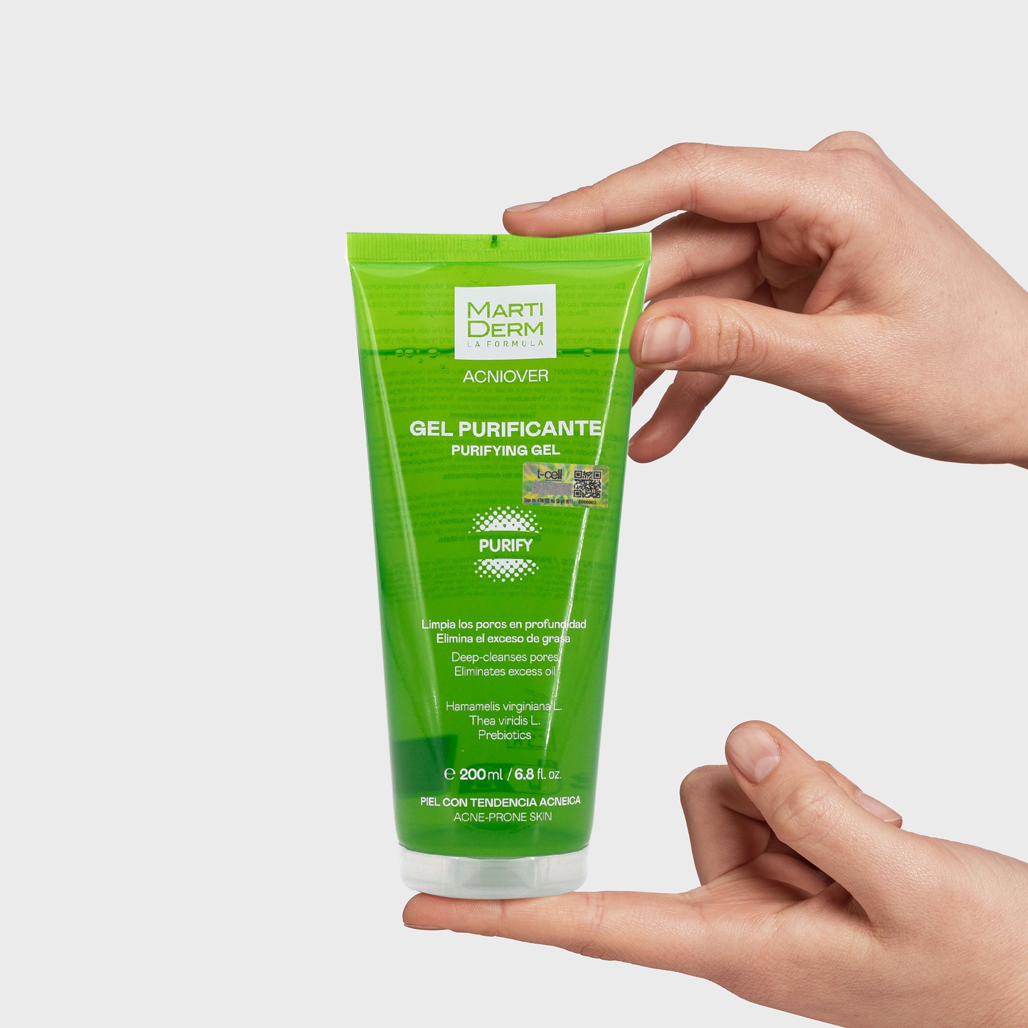 MartiDerm Acniover Purifying Gel - Gel rửa mặt cho da dầu mụn (200ml)