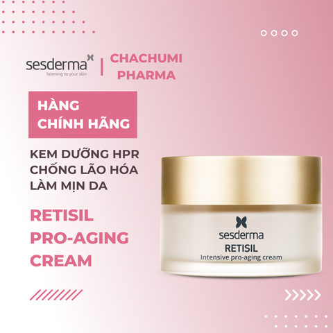 Sesderma Retisil Intensive Pro-Aging Cream 50ml – Kem Dưỡng HPR Giảm Nếp Nhăn, Chống Lão Hóa, Làm Mịn Da