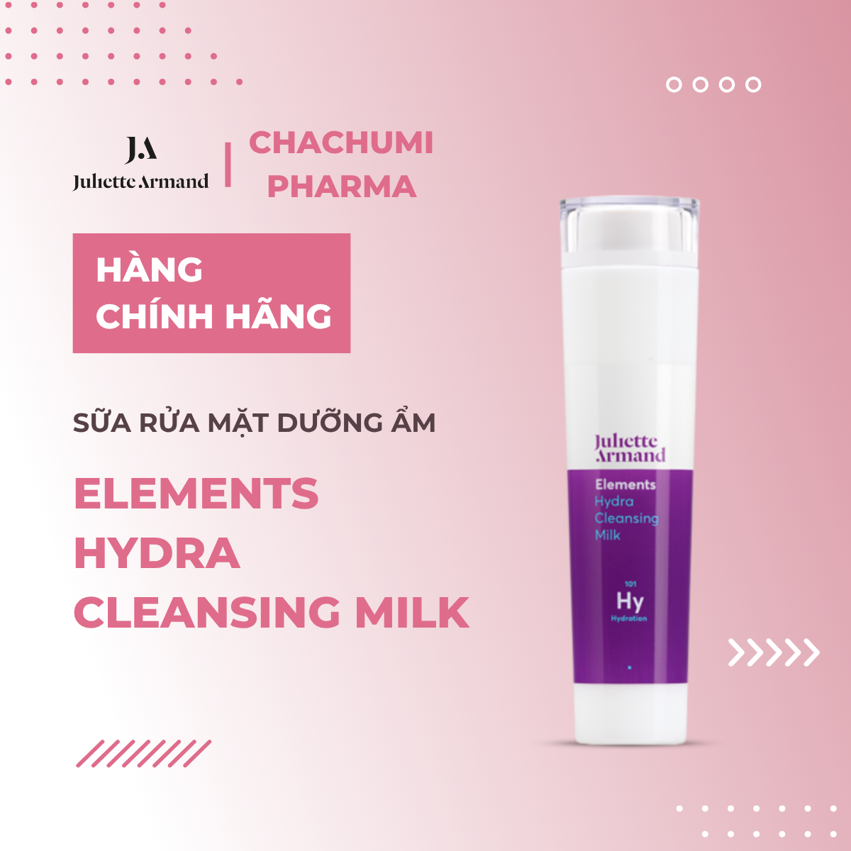 Juliette Armand Elements Hydra Cleansing Milk Sữa Rửa Mặt Dưỡng Ẩm Cho Da Thường, Khô & Nhạy Cảm 210ml
