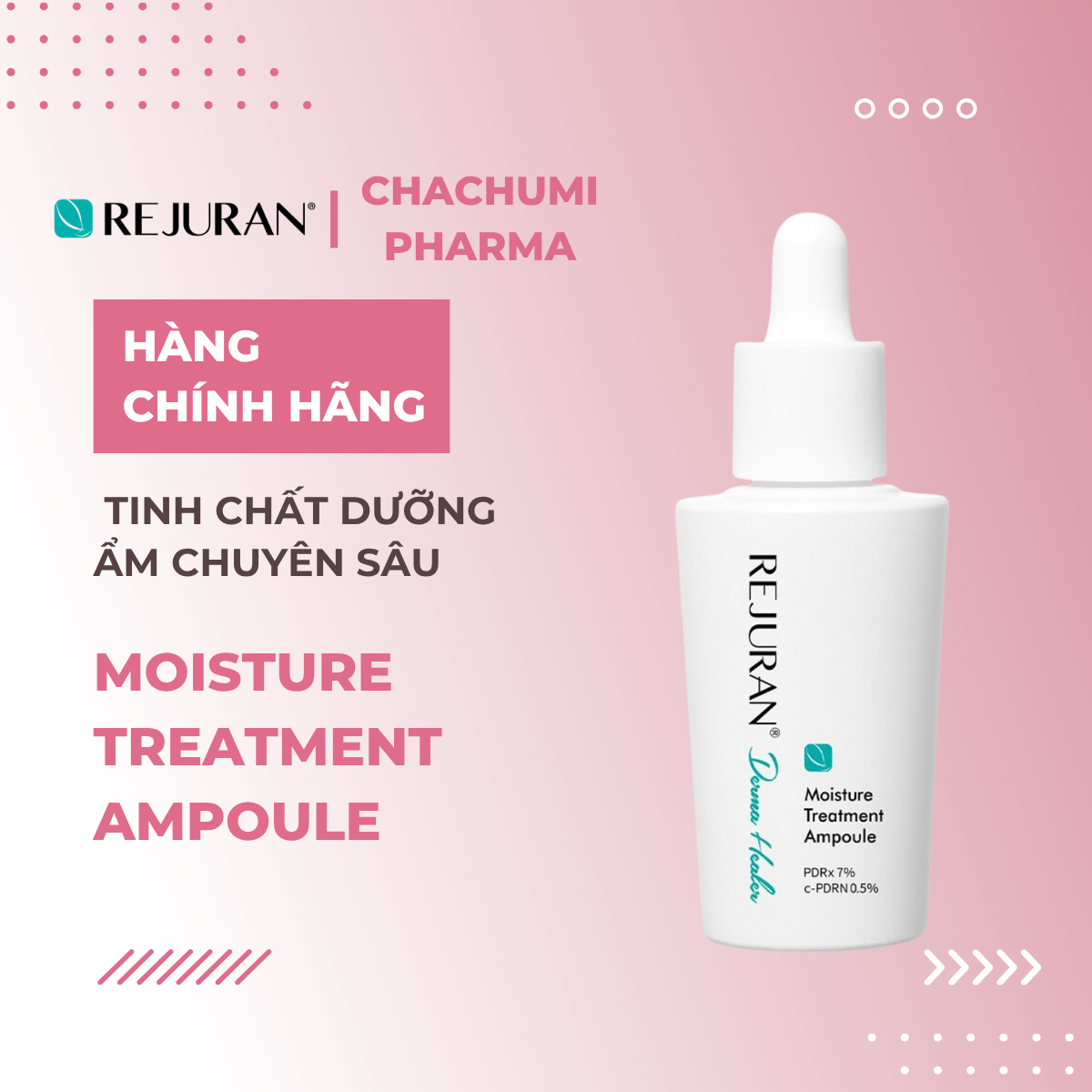 Rejuran Moisture Treatment Ampoule - Tinh chất tinh chất dưỡng ẩm chuyên sâu 30ml