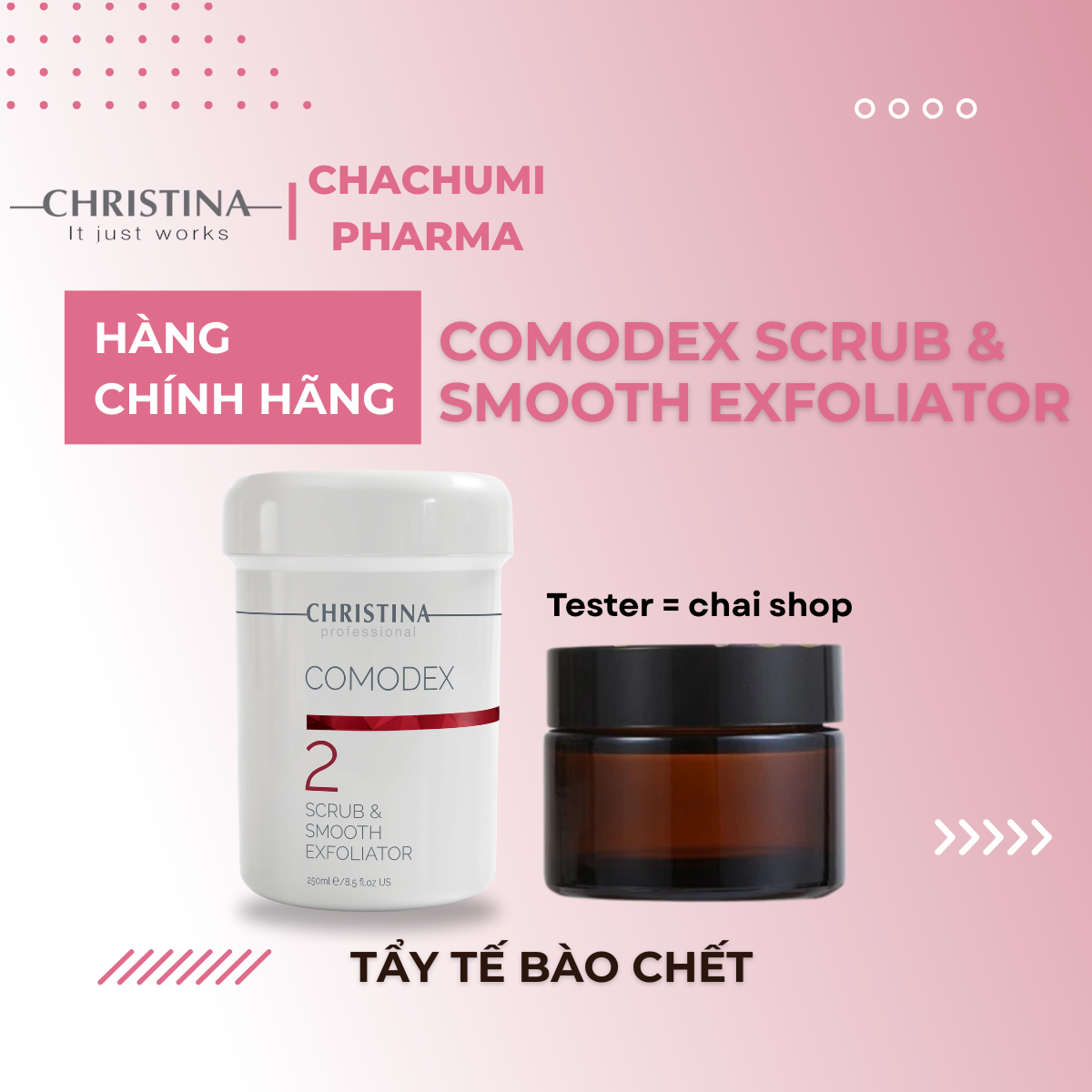 Christina Comodex Scrub & Smooth Exfoliator - Tẩy tế bào chết
