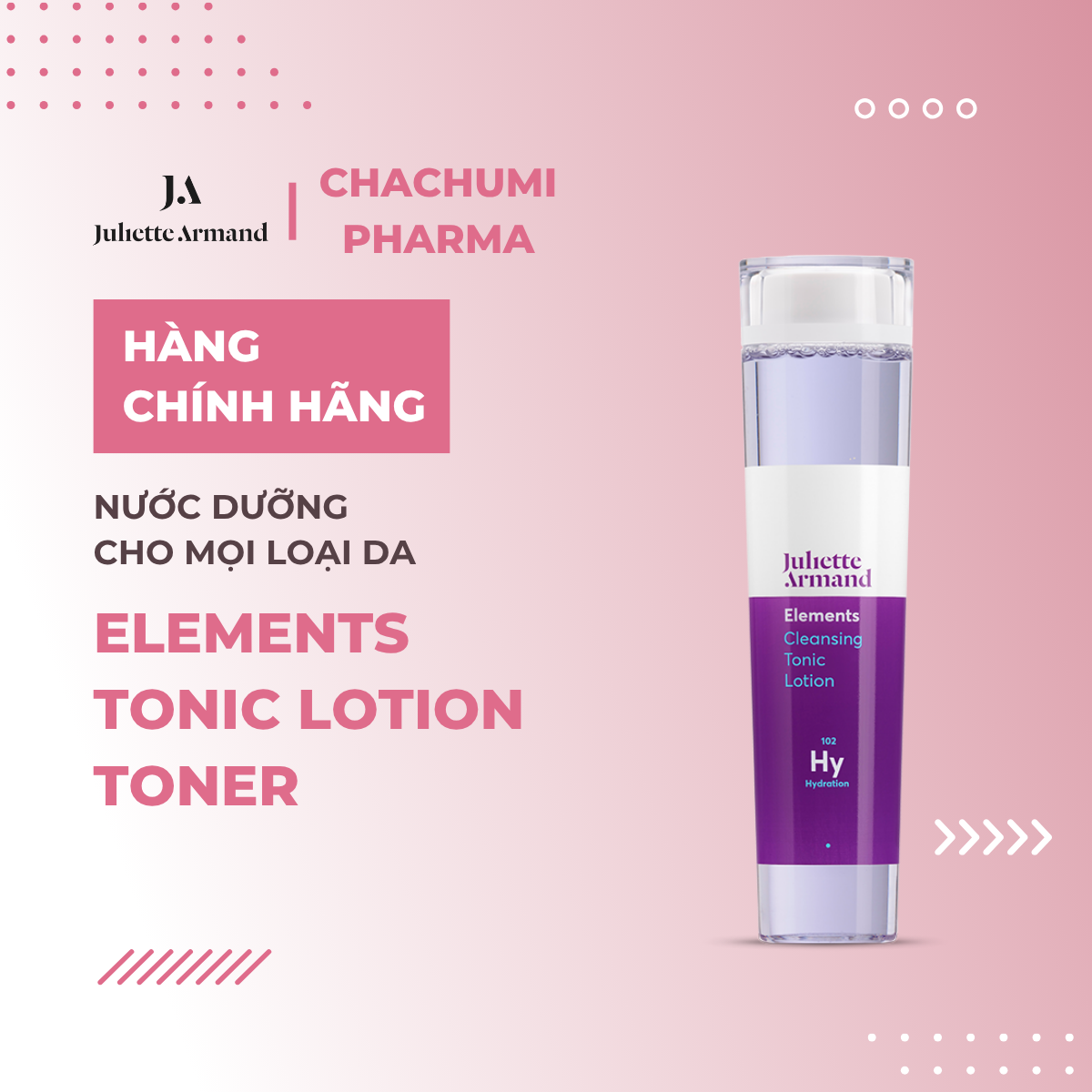 Juliette Armand Elements Tonic Lotion Toner Cân Bằng & Dưỡng Ẩm Cho Mọi Loại Da 210ml