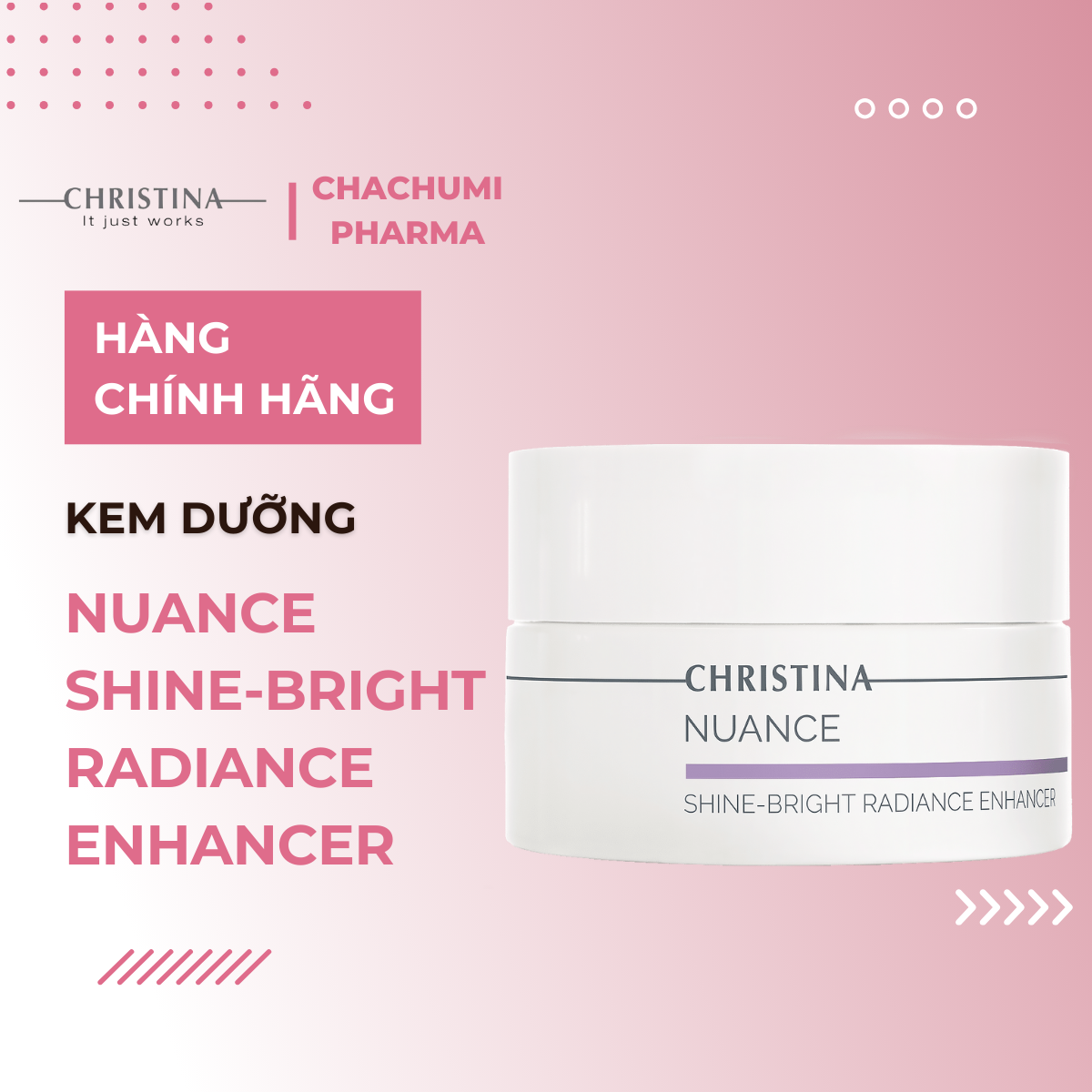 Christina Nuance Shine-Bright Radiance Enhancer - Kem dưỡng hỗ trợ làm sáng da, phục hồi và cải thiện kết cấu da 50ml