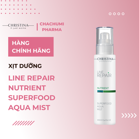 Xịt dưỡng Christina Line Repair Nutrient Superfood Aqua Mist 100ml
