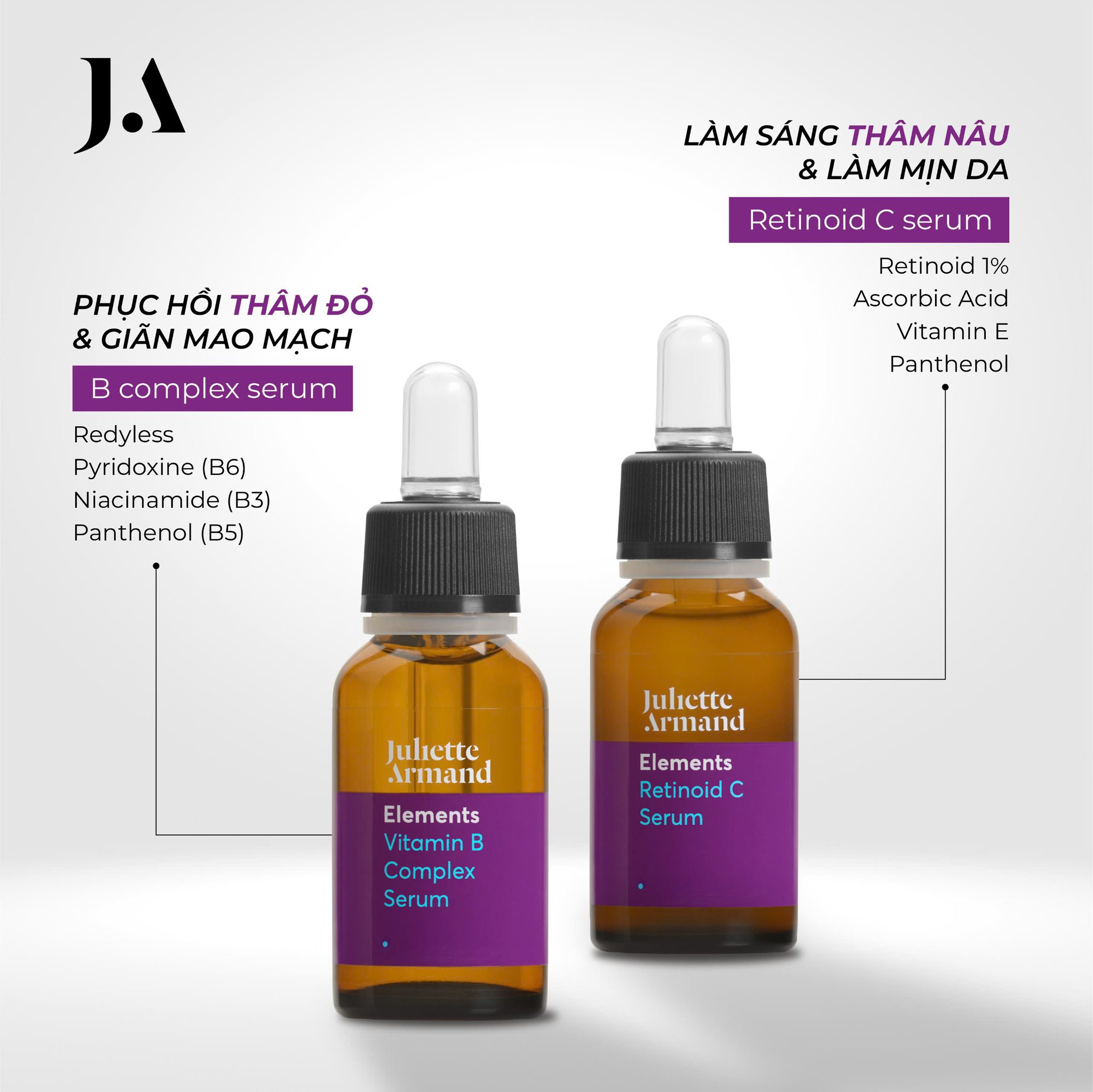 Juliette Armand Elements Retinoid C Serum Tinh Chất Retinoid C Hỗ Trợ Phục Hồi & Chống Oxy Hóa Cho Da 20ml