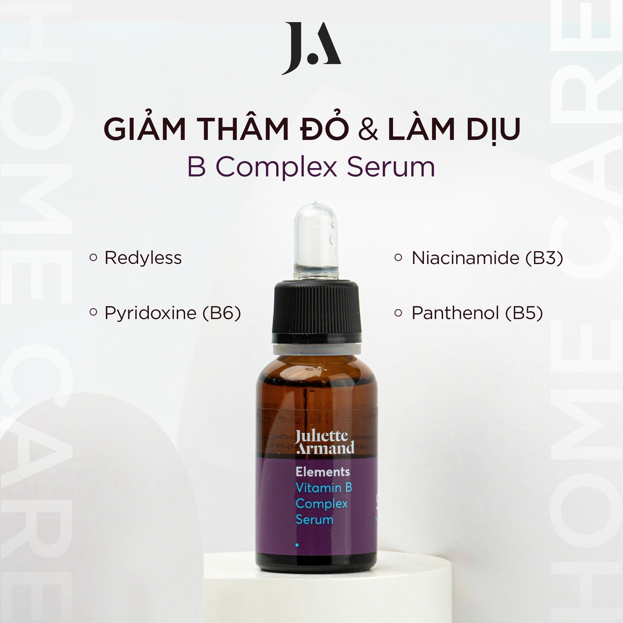 Juliette Armand Elements Vitamin B Complex Serum Tinh Chất Vitamin B Làm Dịu & Hỗ Trợ Phục Hồi Da Nhạy Cảm 20ml