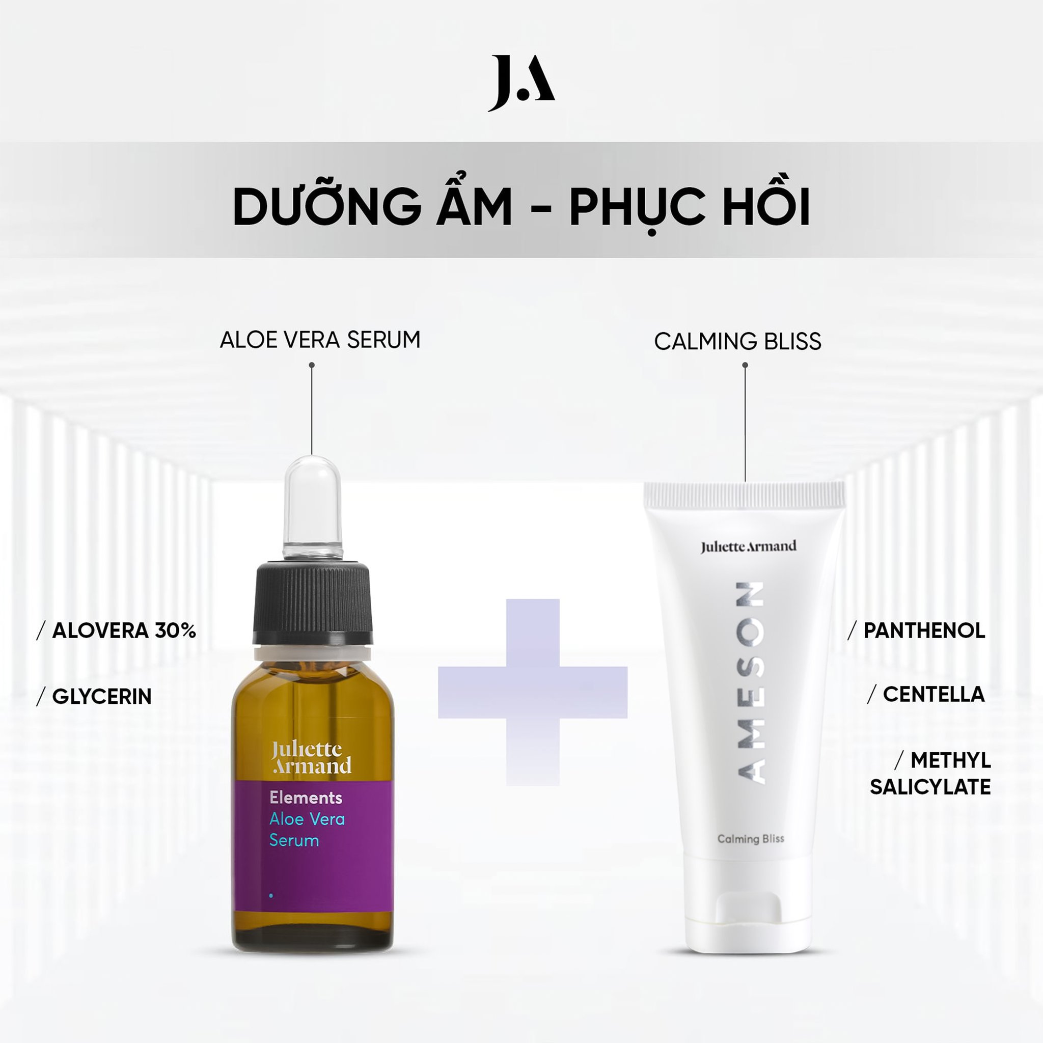 Juliette Armand Elements Aloe Vera Serum Tinh Chất Lô Hội Dưỡng Ẩm & Làm Dịu Cho Mọi Loại Da 20ml