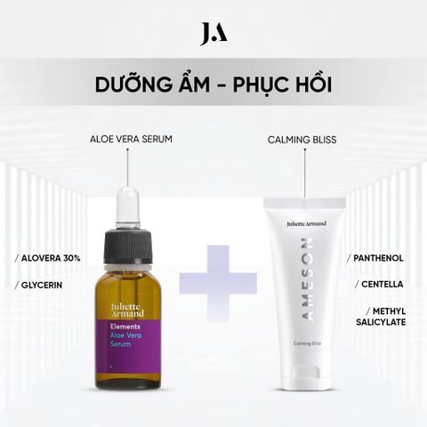 Juliette Armand Elements Aloe Vera Serum Tinh Chất Lô Hội Dưỡng Ẩm & Làm Dịu Cho Mọi Loại Da 20ml