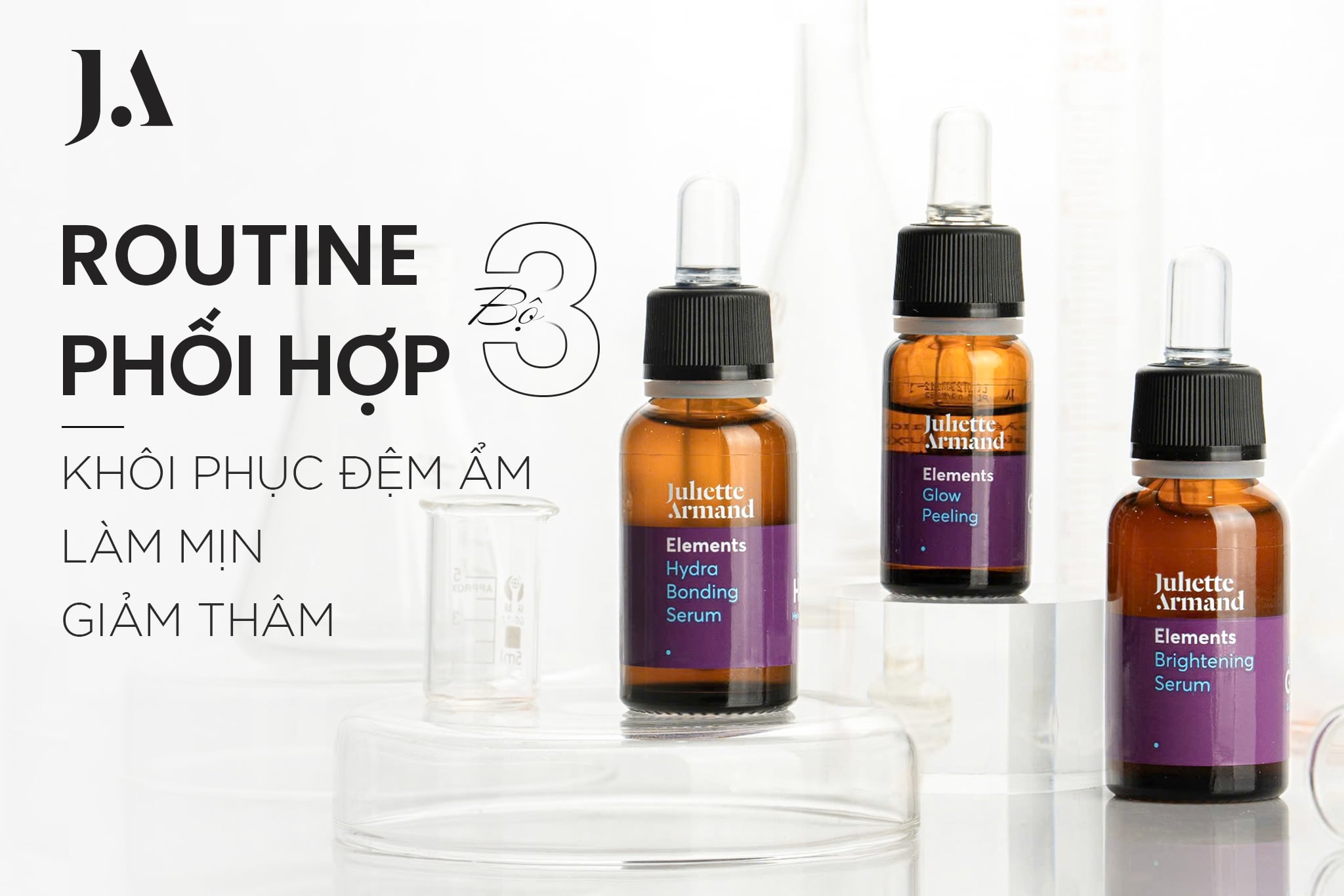 Juliette Armand Elements Hydra Bonding Serum Tinh Chất Làm Dịu & Dưỡng Ẩm Cho Da 20ml