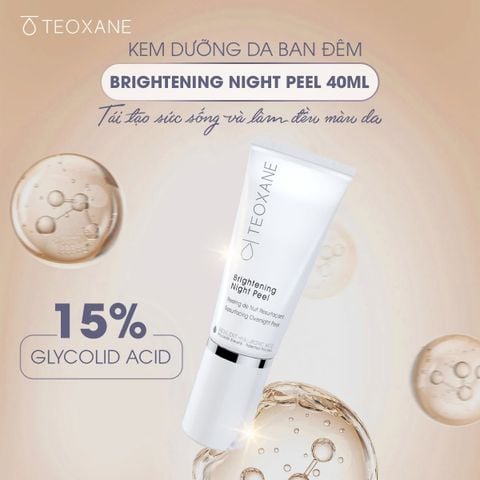 Teoxane Brightening Night Peel - Peel Da Ban Đêm Làm Sáng & Cải Thiện Thâm Sạm