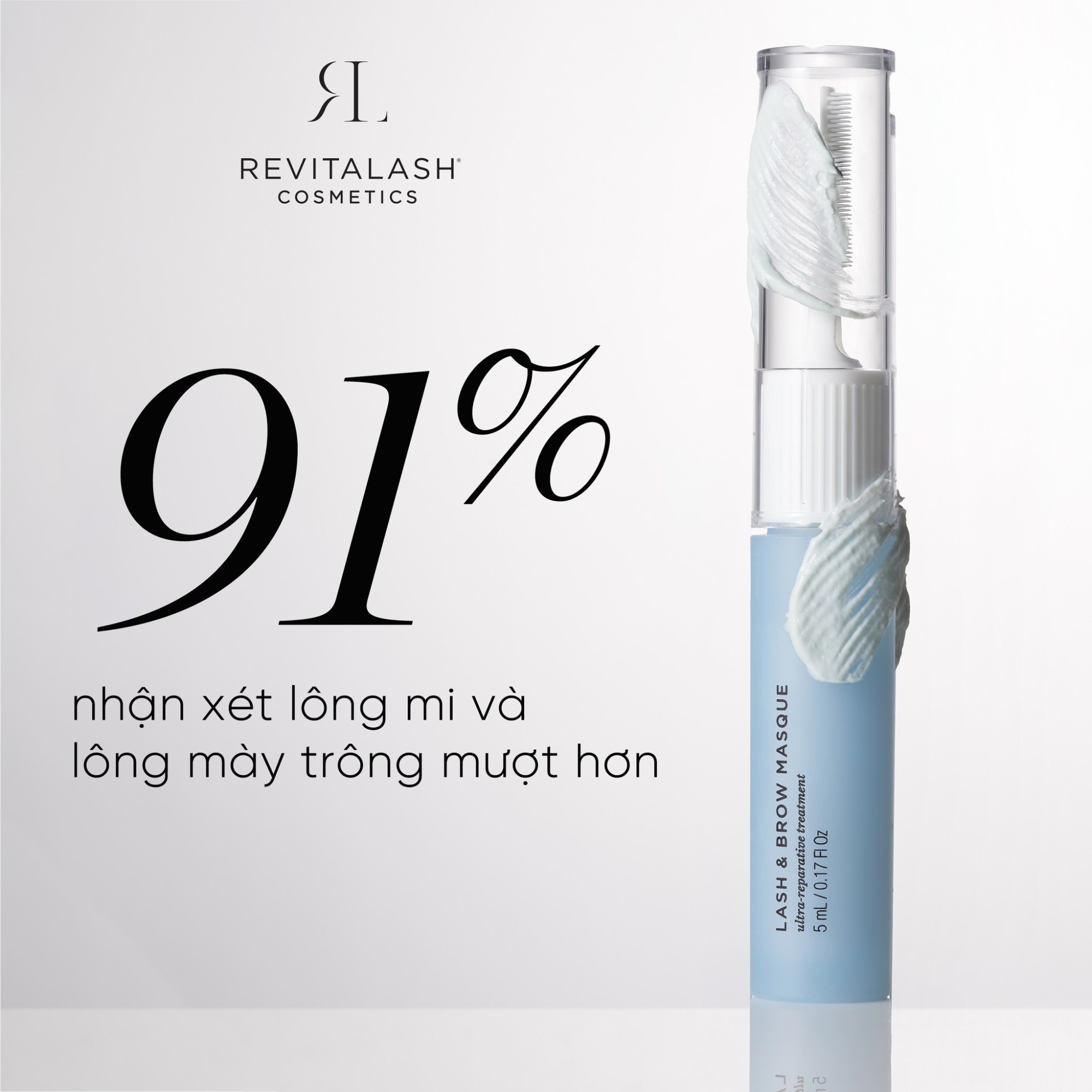 Mặt nạ phục hồi hư tổn cho mi và mày – RevitaLash Lash & Brow Masque – 5ml