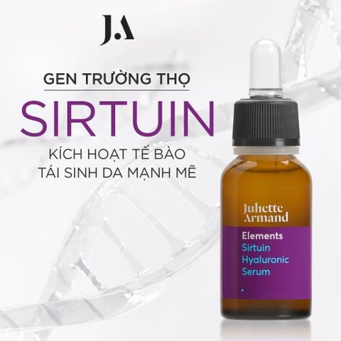 Juliette Armand Elements Sirtuin Hyaluronic Serum Tinh Chất HA Hỗ Trợ Phục Hồi & Tăng Độ Tươi Trẻ Cho Da 20ml