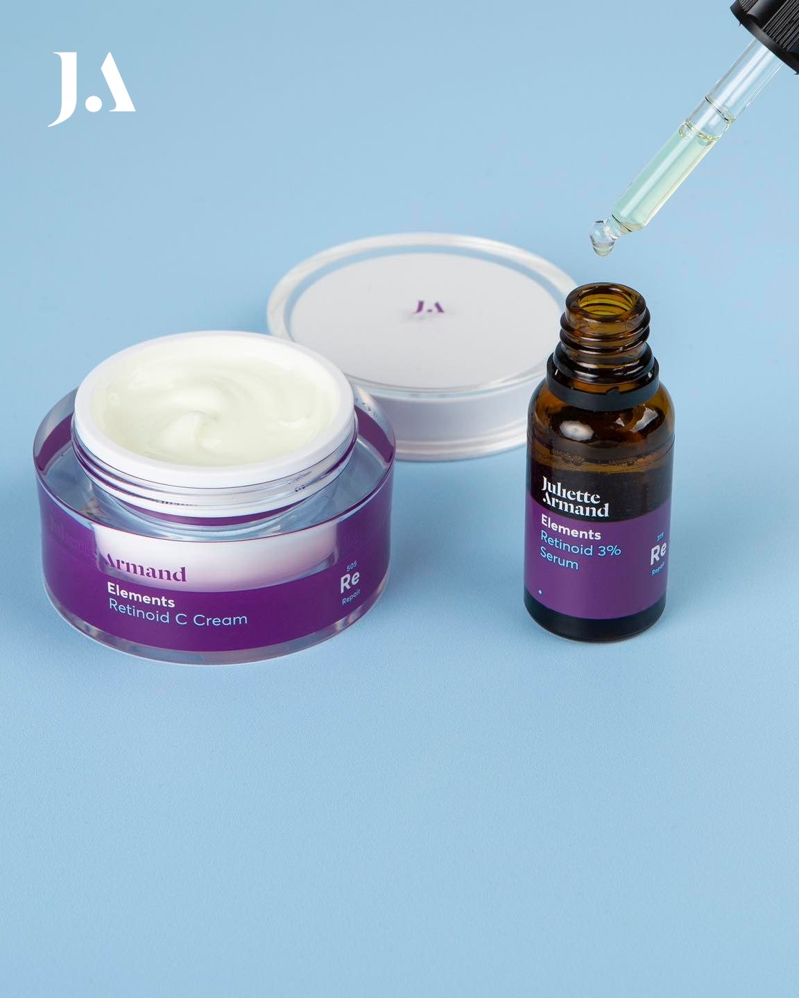 Juliette Armand Elements Retinoid 3% Serum Tinh Chất Retinoid 3% Hỗ Trợ Cải Thiện Nếp Nhăn & Kết Cấu Da 20ml