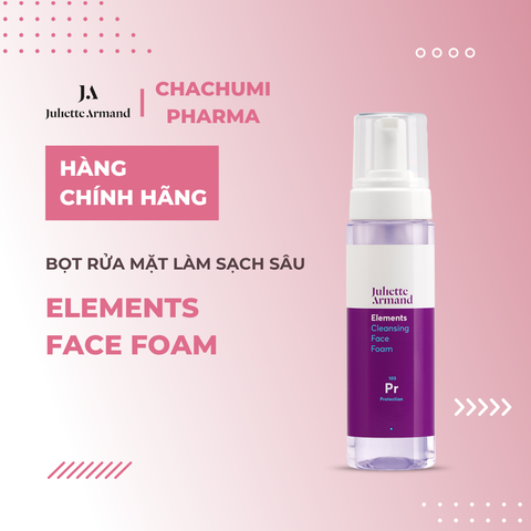 Juliette Armand Elements Face Foam Bọt Rửa Mặt Làm Sạch Sâu Cho Mọi Loại Da 230ml