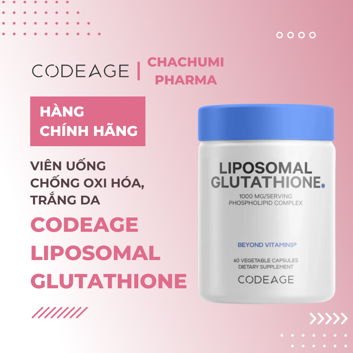 CODEAGE LIPOSOMAL GLUTATHIONE 1000mg