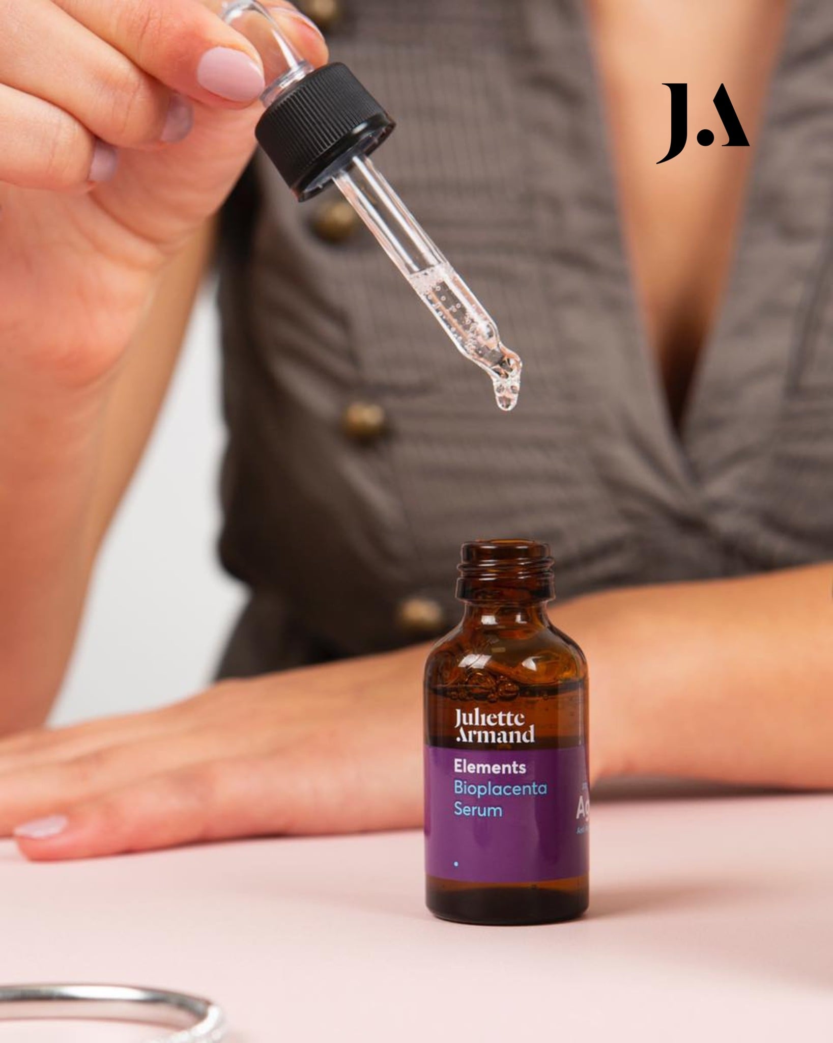 Juliette Armand Elements Bio Placenta Serum Tinh Chất Tái Cấu Trúc & Hỗ Trợ Trẻ Hóa Da Cho Mọi Loại Da 20ml