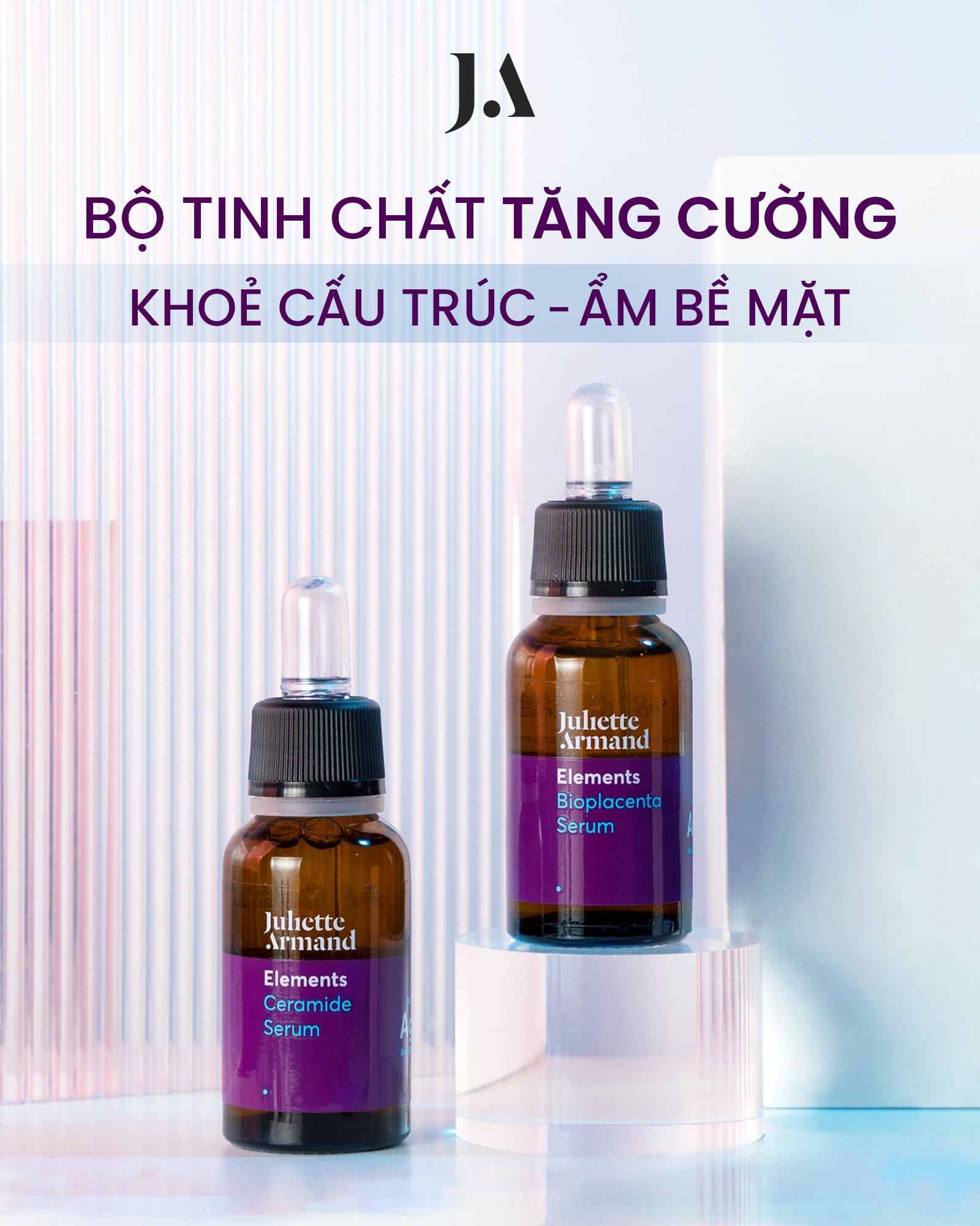 Juliette Armand Elements Bio Placenta Serum Tinh Chất Tái Cấu Trúc & Hỗ Trợ Trẻ Hóa Da Cho Mọi Loại Da 20ml