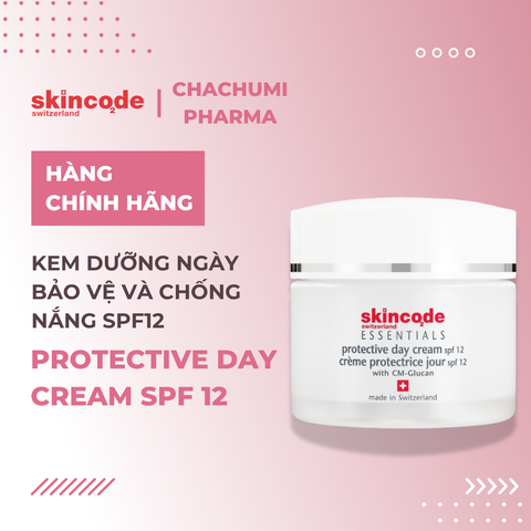 Skincode Protective Day Cream spf 12 - Kem dưỡng ngày bảo vệ và chống nắng SPF12