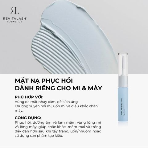 Mặt nạ phục hồi hư tổn cho mi và mày – RevitaLash Lash & Brow Masque – 5ml