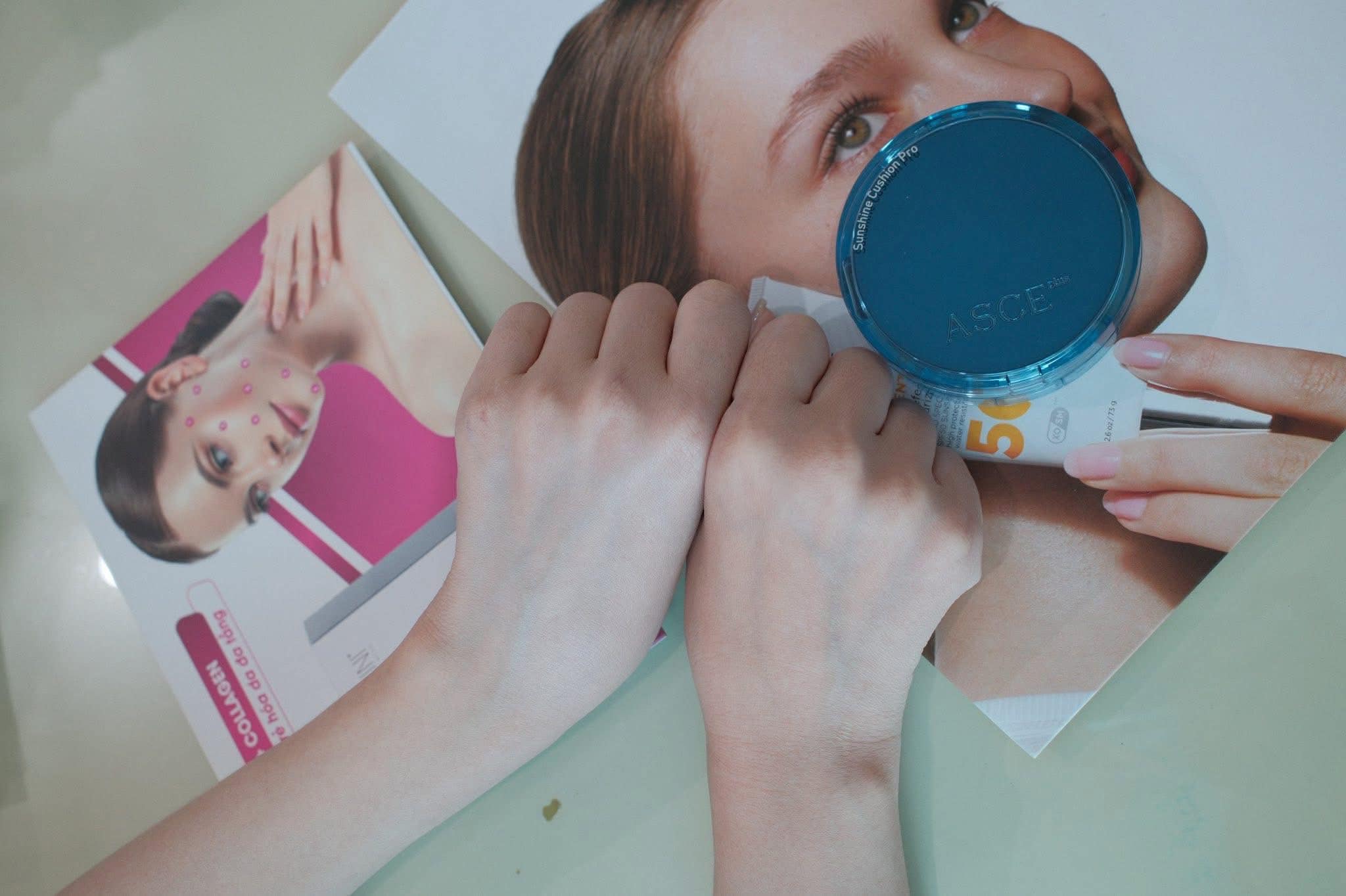 ASCEplus Sunshine Cushion Pro – Phấn Nước Chống Nắng Che Phủ Tự Nhiên, Dưỡng Da Sáng Mịn, SPF50+ PA++++