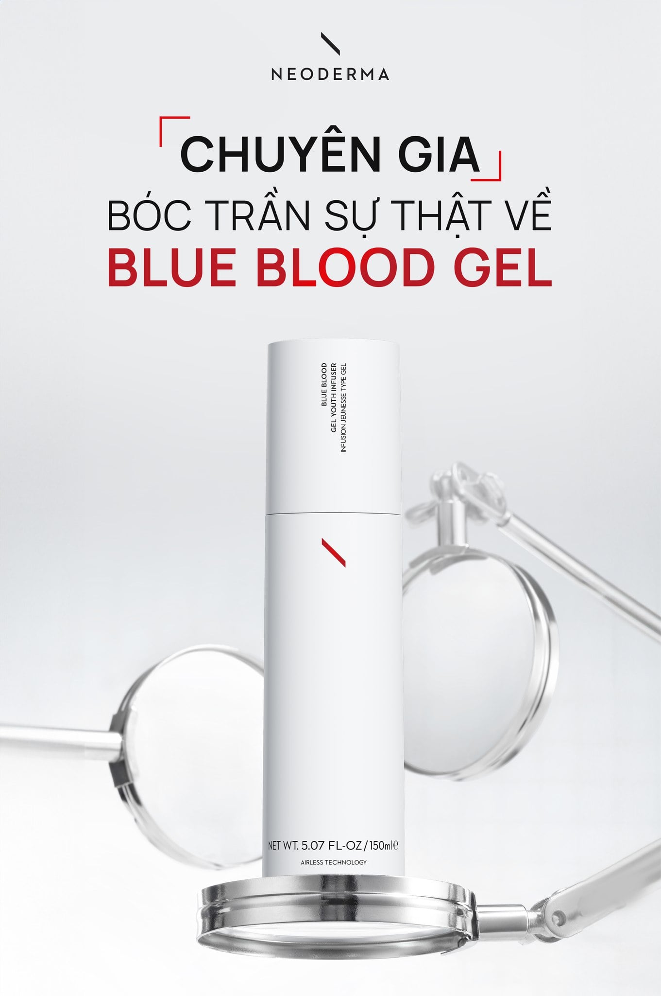 Neoderma Blue Blood Gel Youth Infuser - Gel tái tạo, khôi phục hàng rào bảo vệ & trẻ hóa da