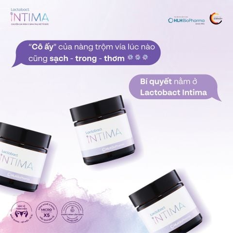 Lactobact Intima - Men vi sinh phụ khoa bổ sung lợi khuẩn từ Đức hộp 30 viên